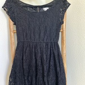 Short Black Lace Dress
